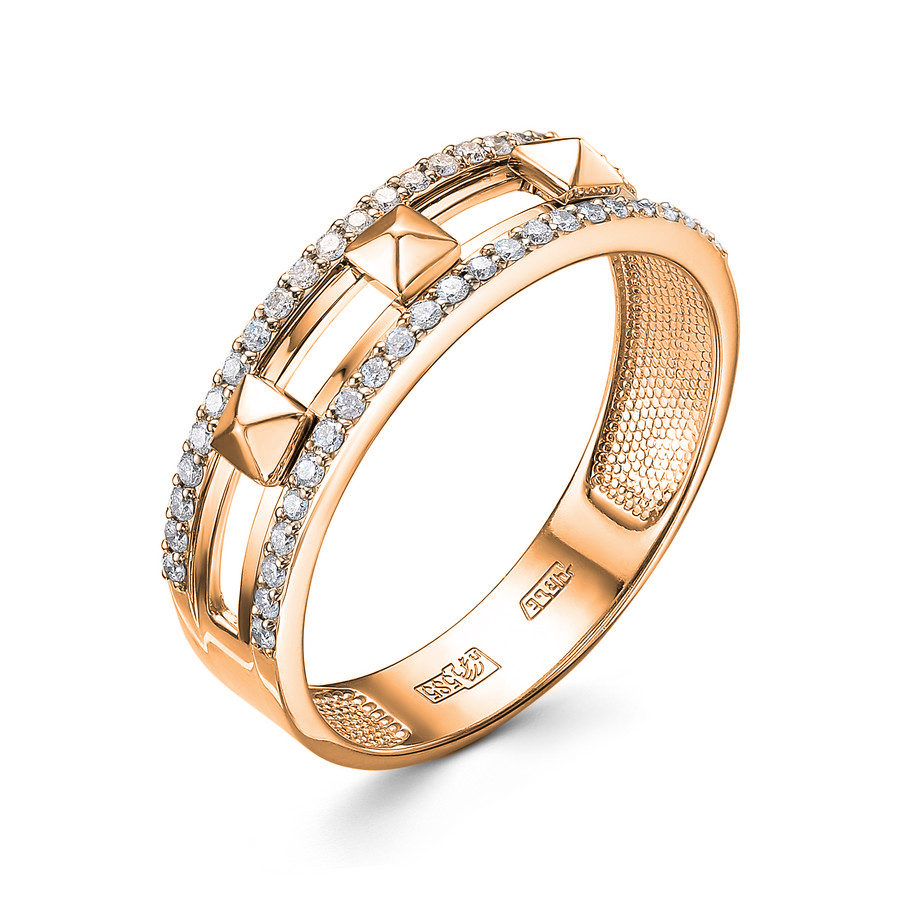 Кольцо, золото, бриллиант, 01-3970